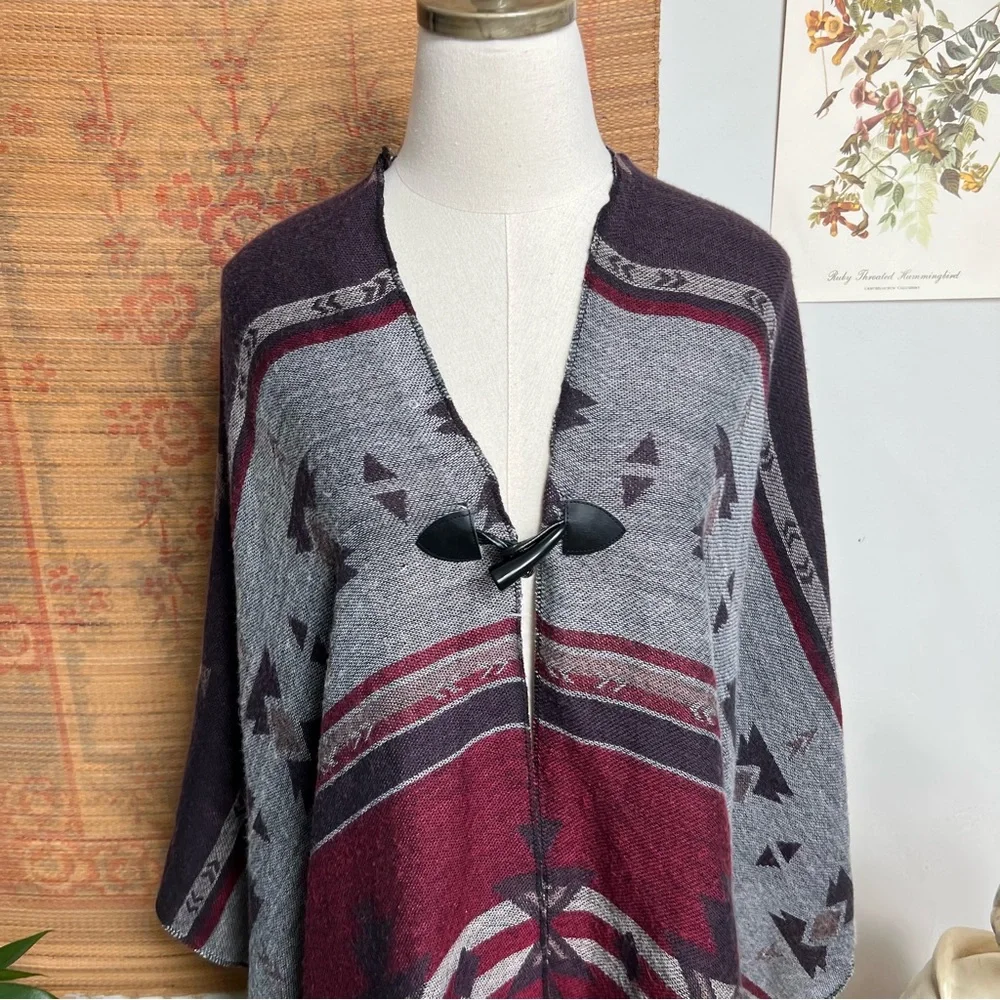 🍄5/$30 Southwestern Wrap Shawl - Picture 3 of 7